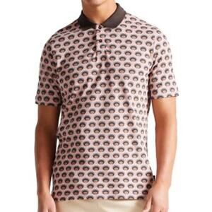 Ted Baker Berner All Over Printed Ombre Spot Polo Men's Size 5 (US Large) NWT